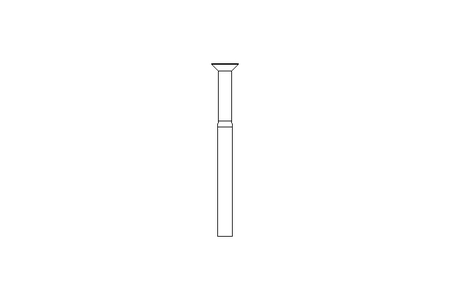 Countersunk head screw M5x60 A2 70