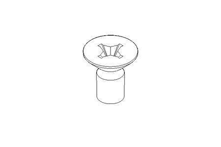 Countersunk head screw M8x16 A2 70