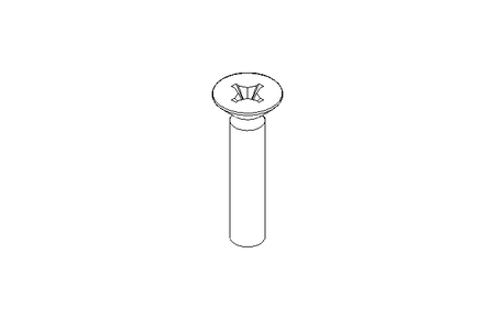 Countersunk head screw M8x40 A2 70