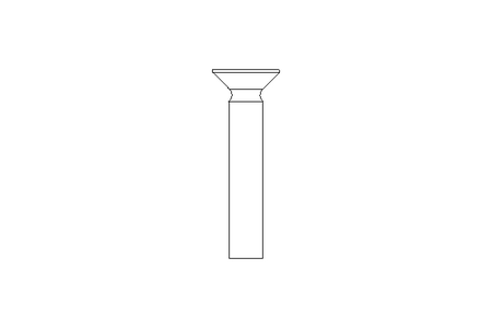 Countersunk head screw M8x45 A2 70