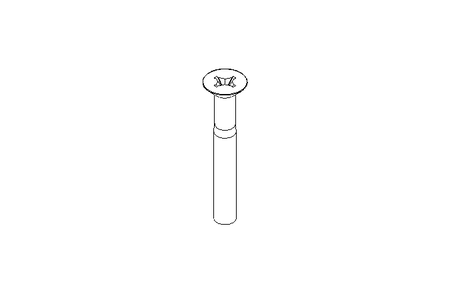 Countersunk head screw M8x60 A2 70