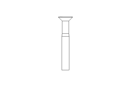 Countersunk head screw M8x60 A2 70