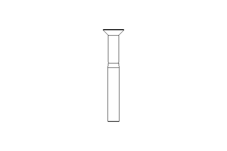 Countersunk head screw M8x65 A2 70