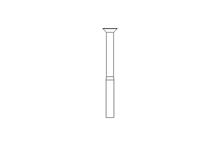 Countersunk head screw M8x90 A2 70