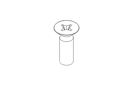 Countersunk head screw M10x30 A2 70