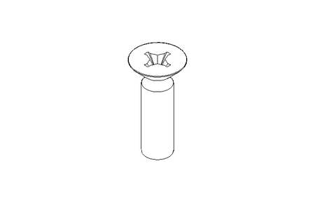 Countersunk head screw M10x35 A2 70