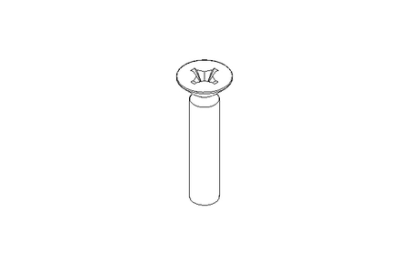 Countersunk head screw M6x30 A2 70