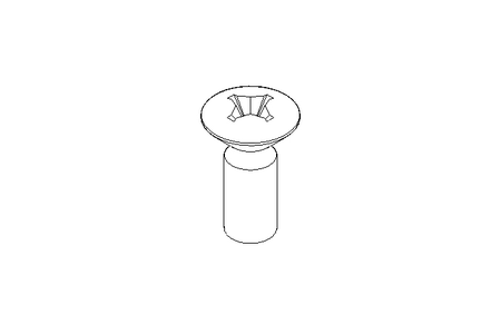 Countersunk head screw M6x16 A2 ISO7047