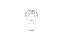 Cap screw M10x20 8.8 DIN6912