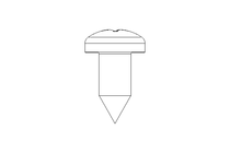 Blechschraube C 4,2x9,5 A2 DIN 7981