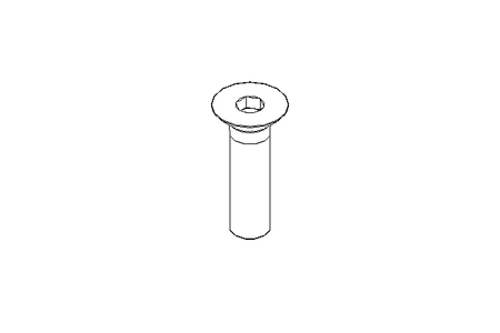 Countersunk head screw M16x60 8.8