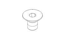 Countersunk head screw M5x8 A2 70