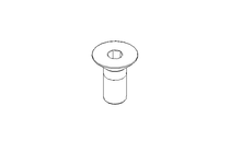 Countersunk head screw M5x12 A2 70