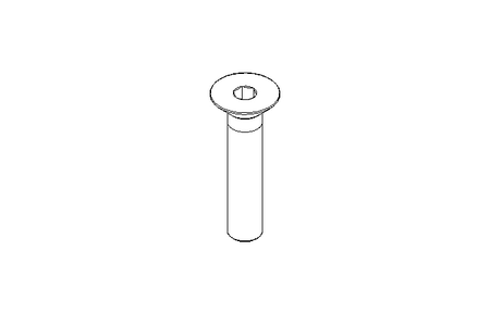 Countersunk head screw M5x25 A2 70