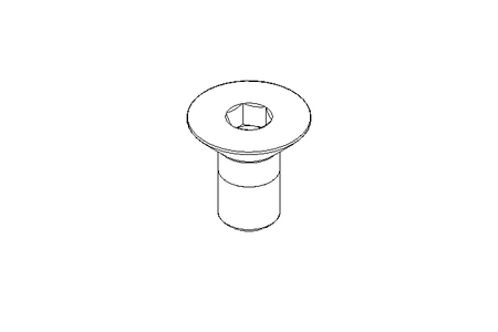 Tornillo avellanado M6x12 A2 70 DIN7991