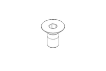 Countersunk head screw M8x16 10.9