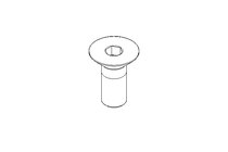 Countersunk head screw M8x20 A2 70