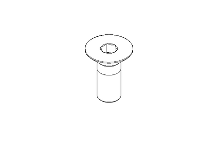 Countersunk head screw M8x20 A2 70