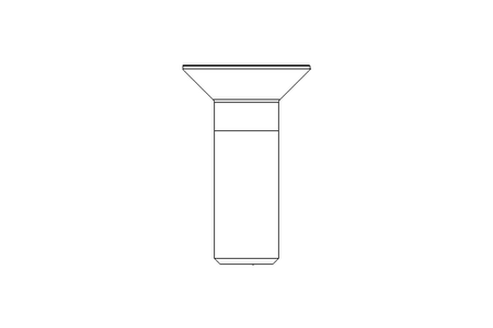 Countersunk head screw M8x25 A2 70