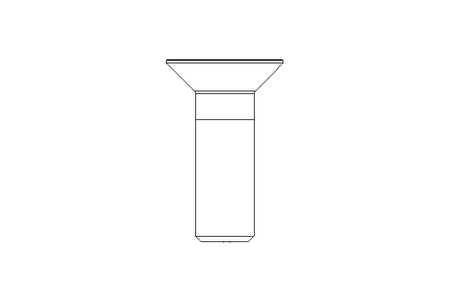 Countersunk head screw M8x25 A2 70