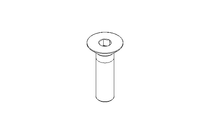 Countersunk head screw M8x30 8.8 DIN7991