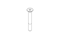 Countersunk head screw M8x65 A2 70