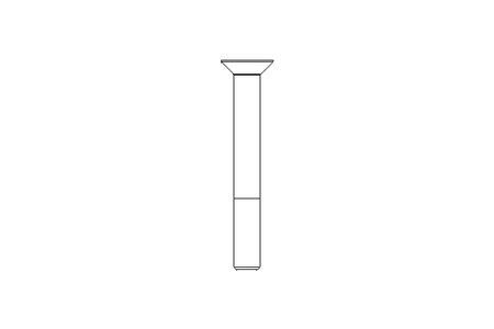 Countersunk head screw M8x65 A2 70