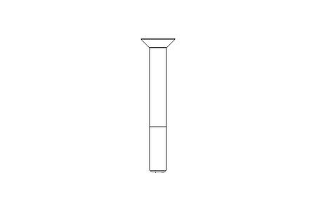 Countersunk head screw M8x65 A2 70