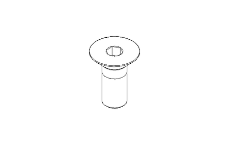 Countersunk head screw M10x25 10.9