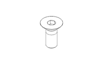 Countersunk head screw M12x30 A2 70