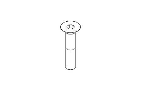 Countersunk head screw M12x60 A2 70