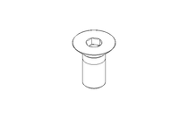 Countersunk head screw M16x35 A2 70