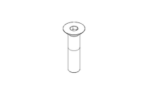 Countersunk head screw M16x70 A2 70