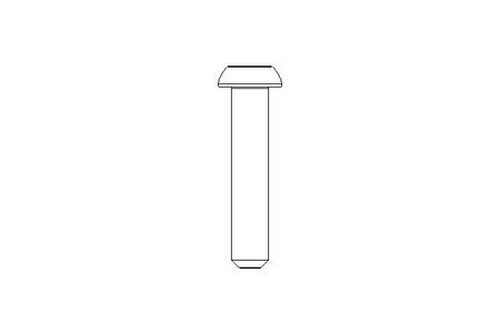 Flat head screw M12x60 ISO7380