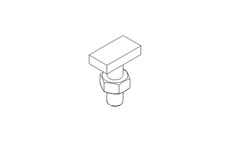 HAMMER HEAD SCREW  M6X20 ST:ZN