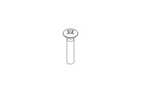 Countersunk head screw M4x20 A2 ISO7047