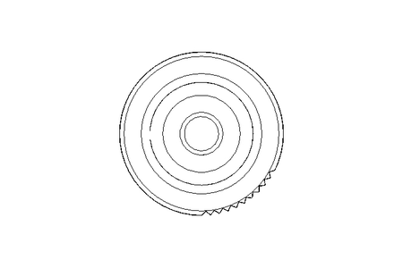 KNURLED SCREW  GN 421  M5 x 10