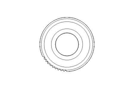 KNURLED SCREW  GN 421  M5 x 10