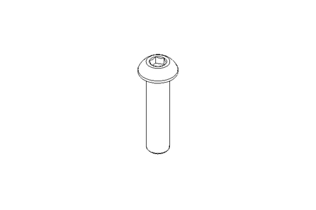 Flat head screw M6x25 A2 ISO7380