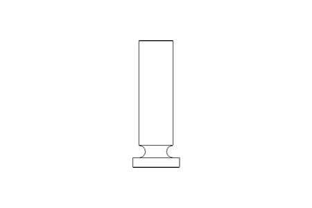 Threaded bolt M4x15 A2 DIN 32501