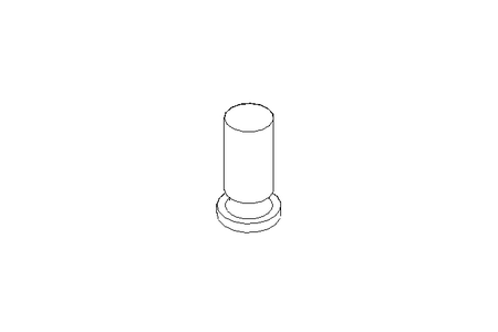 Threaded bolt M5x12 A2 DIN 32501