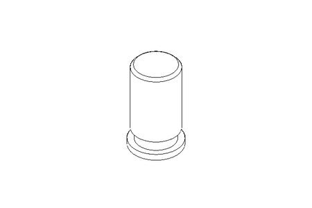 Threaded bolt M8x15 A2 DIN 32501