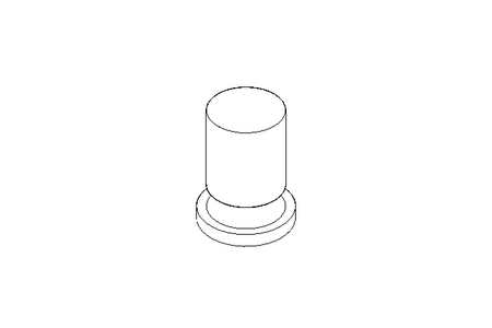 Threaded bolt M6x10 A2 DIN 32501