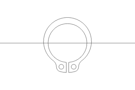 Tear-off ring 14x1 A2 DIN471