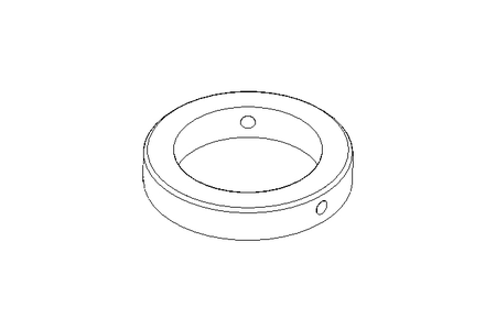 Set collar A 100x140x25 St-Zn DIN705