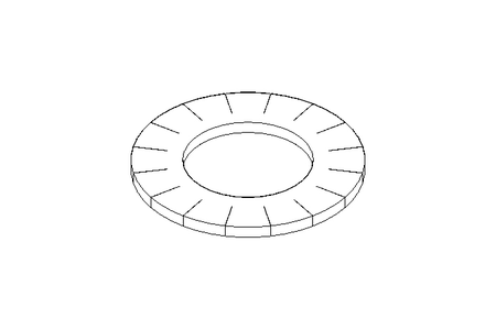 Serrated lock washer A 8.4 A4 DIN6798