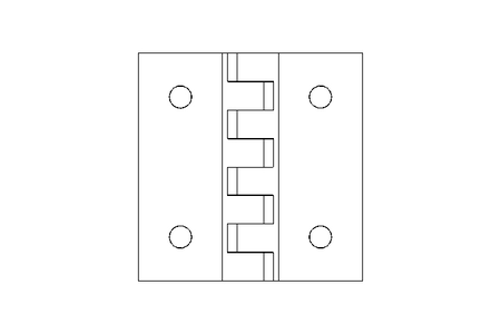 Hinge 65x64x13.5 plastic