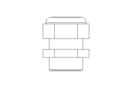 Cable Gland M25 gray (9.0 - 17.0) UL