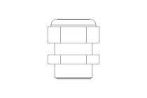 Cable Gland M25 gray (9.0 - 17.0) UL