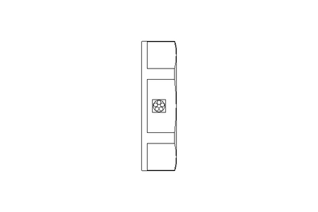 Hexagon lock nut M12 gray